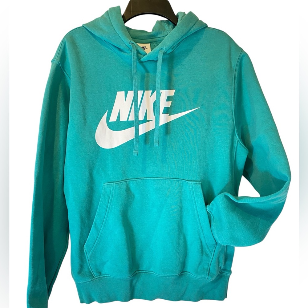🩵 Nike Teal Pullover Hoodie sweatshirt - Unisex
